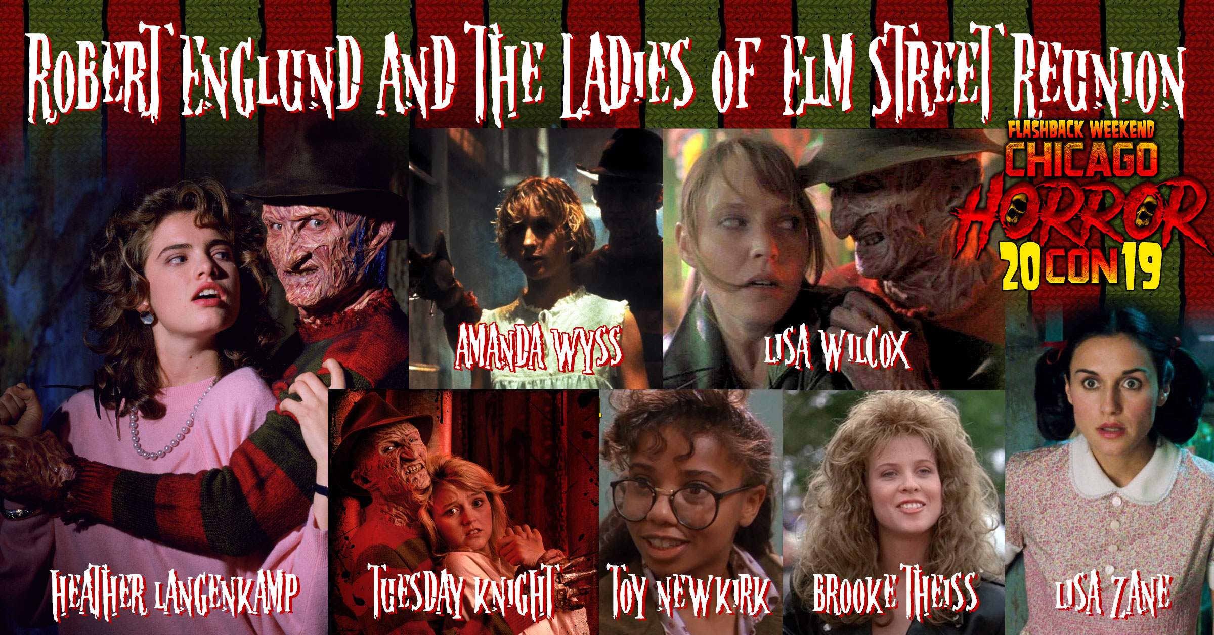 Robert Englund and the Ladies of Elm Street Reunion